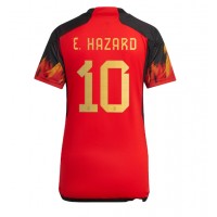 Belgium Eden Hazard #10 Replica Home Shirt Ladies World Cup 2022 Short Sleeve